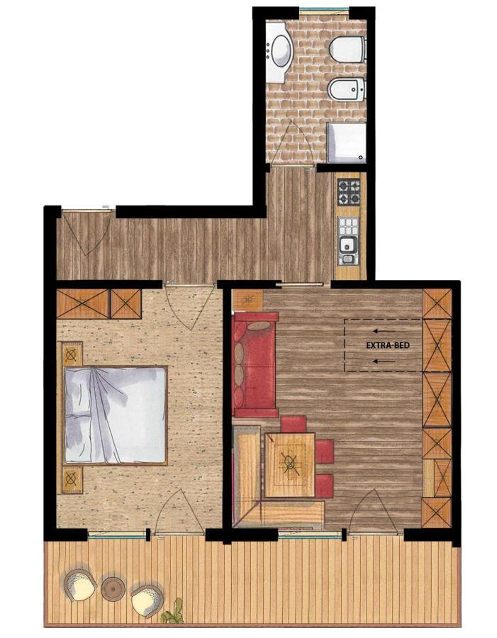 Residence Costa Burjada Кольфоско Экстерьер фото